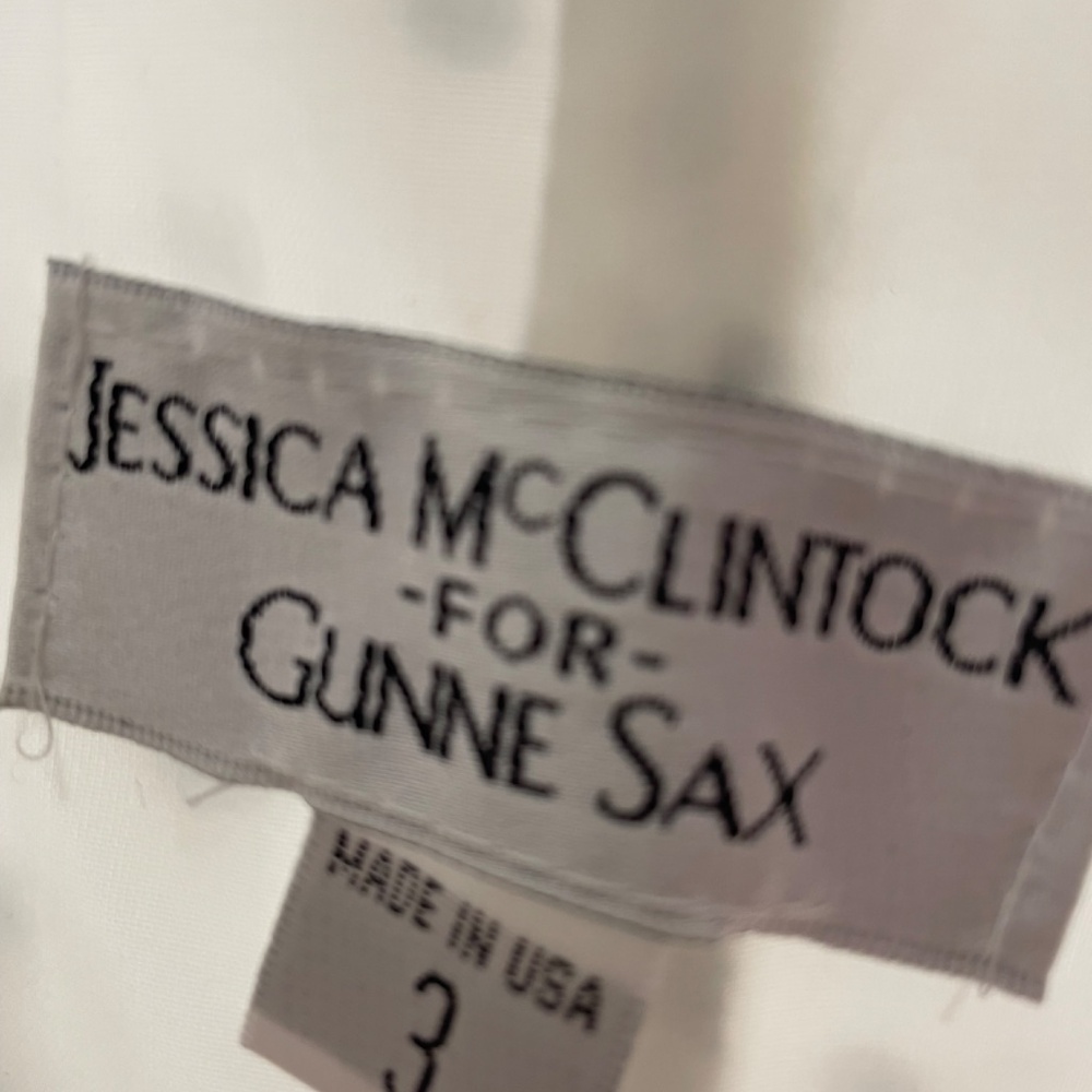 SUMMER SALE! Jessica McClintock by Gunny Sac strapless dress - Picture 7 of 8